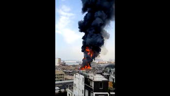 Huge fire at Beirut port weeks after deadly blast (updated)
