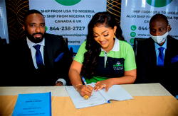 Mercy Aigbe secures Brand Ambassador contract deal with Adelove Shipping