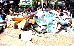 30 suspects arrested for vandalising, looting Dogara’s residence in Jos