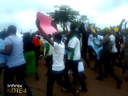 EndSARS protest paralyses human/vehicular traffic in Nsukka