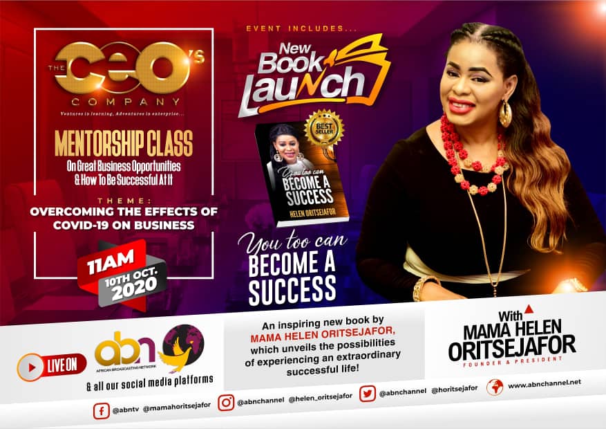 Helen Oritsejafor reveals path to success in new book