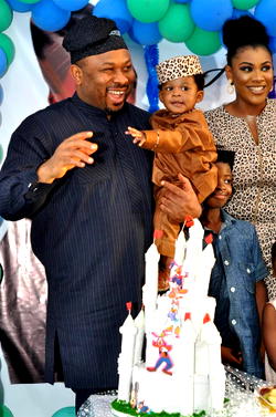 Churchill, Escobar Smith, Ugwunze, others Nigerian celebrities grace baby Churchill birthday