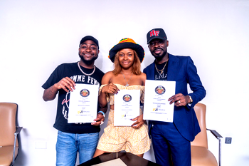 DMW boss, Davido officially unveils first female act, Liya