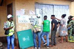 VIDEO: INEC reads election guidelines to electorates as voting begins in Ondo