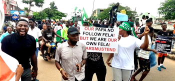 EndSARS protesters shut down Makurdi