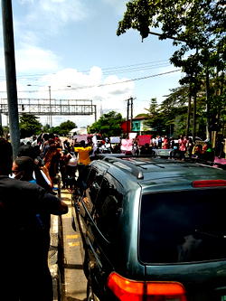 EndSARS Protesters block major roads, streets in Calabar