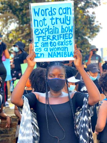 Police disperse anti-gender violence protest in Namibia