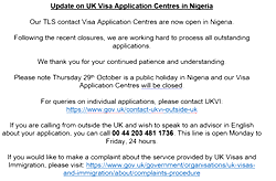 UK reopens visa centres in Nigeria