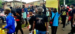 #EndSARS protesters shutdown Makurdi, as Ortom declares support for protest