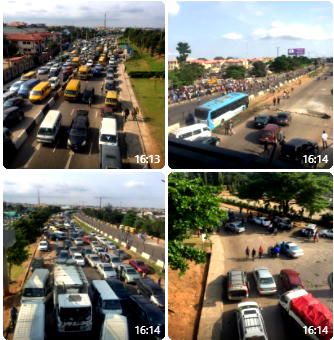 #EndSARS: Traffic report on Lagos-Ibadan Expressway (PHOTOS)