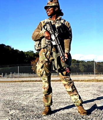 Esosa Ogbebor : 20 year-old Nigerian-American soldier who loves dancing