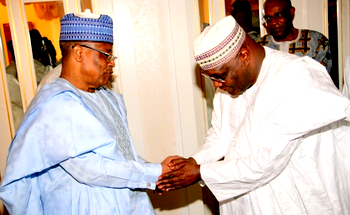 Atiku in closed-door meeting with IBB in Minna