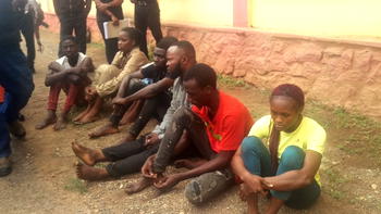Police parade 7 suspects over fraud in Ogun