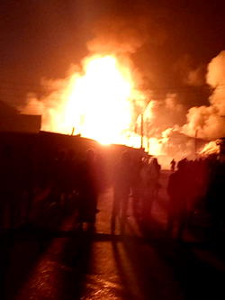 BREAKING: Again, gas explodes in Lagos