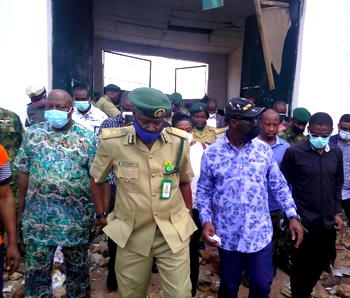 Benin jailbreaks: Obaseki issues ultimatum to fleeing inmates, inspects correctional facilities