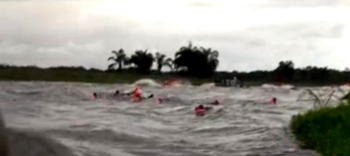 #OndoDecides2020: INEC boat capsizes, ad hoc staff rescued (VIDEO)