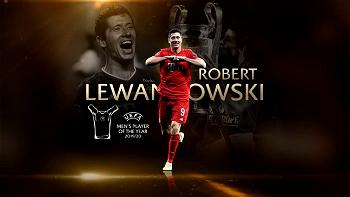 Lewandowski named UEFA men’s player of the year