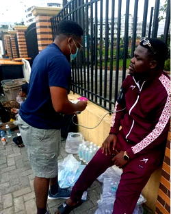 Mr Macaroni, others in marathon #EndSARSProtest in Lagos