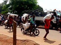 FCT Police fires tear gas as mob invades warehouses in Idu