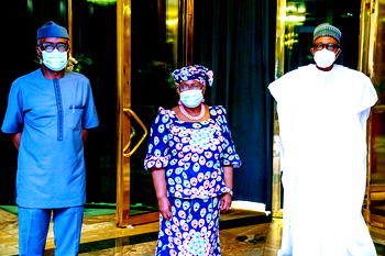 WTO DG: Buhari pledges to lobby world leaders for Okonjo-Iweala
