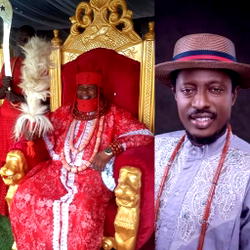 Agbroko felicitates with Ovie of Idjerhe Kingdom 