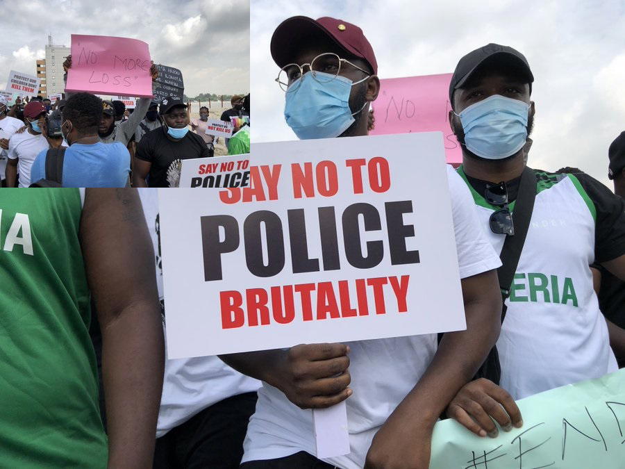 Runtown, Falz take #EndSARS protest to streets of Lagos