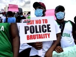 Runtown, Falz take #EndSARS protest to streets of Lagos