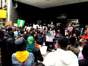 #EndSARS protesters in New York demand transparency in SARS disbandment