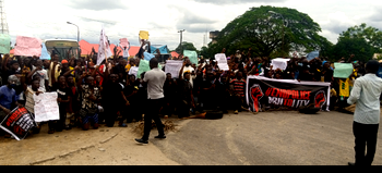 #ENDSARS protesters return to Ughelli streets