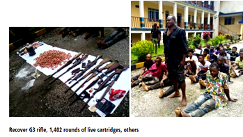 Police burst gun running syndicate, parade 14 others in Calabar