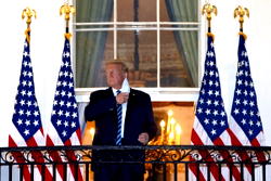 Trump holds first in-person gathering amid virus spread concerns