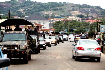 ONDO DECIDES: Soldiers, police in show of force ahead of guber poll