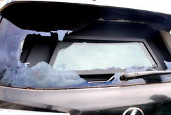 EndSARS protesters vandalise Ogun Deputy Gov’s car, injure police officer