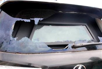 EndSARS protesters vandalise Ogun Deputy Gov’s car, injure police officer
