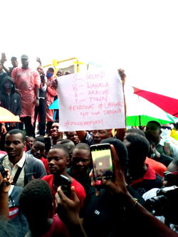 UPDATED: Photos, videos from Lekki tollgate #ENDSARS protests