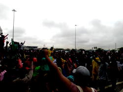 #ENDSARS protesters observe moment of silence for those killed during protests