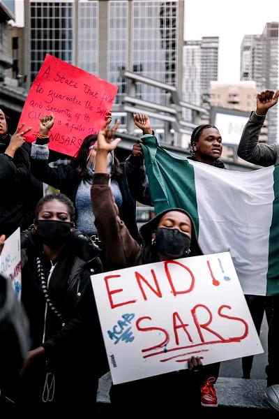 #EndPoliceBrutalityNigeria: We're not afraid of dying ― Dice Ailes leads protest in Canada