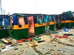 Igando-Ikotun LCDA boss inspects vandalised sites