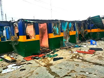 Igando-Ikotun LCDA boss inspects vandalised sites