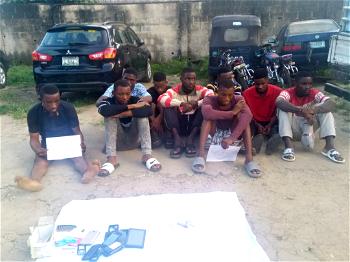 Police parade suspected Kidnapper,14 others for cultism, vandalism in Calabar