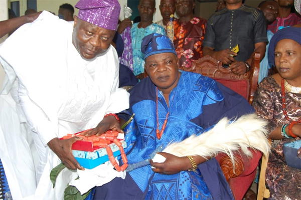 Retired IGP Tafa Balogun installed as Oluomo of Igbominaland, bags ...