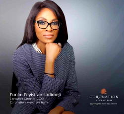 Funke Feyisitan-Ladimeji appointed Executive Director, Coronation Merchant Bank
