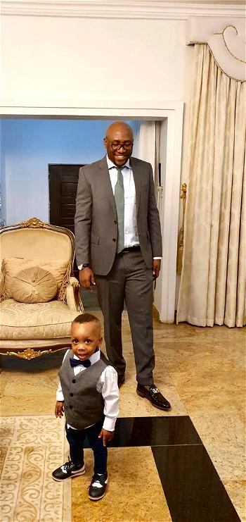 Hon Emeka Ikedi welcomes baby, share same birthday/month with daughter, son