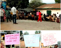 Irate farmers protest destruction of farmland, crops by herdsmen in Kogi