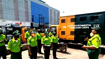 Task force impounds 63 motorcycles in Lagos