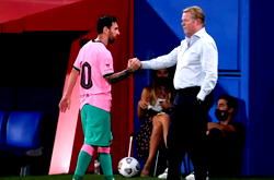 Messi happy again at Barcelona, says Koeman
