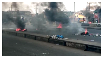 Stray bullet hits one, as taskforce, Okada riders clash at Mile-2