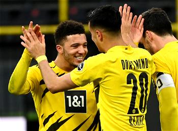 Sancho fires Dortmund into German Cup semi-finals