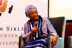 Sanwo-Olu, Sirleaf urge stronger institutions, youth inclusion