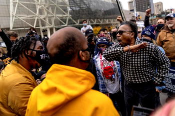 US election officials worried by threats, protesters